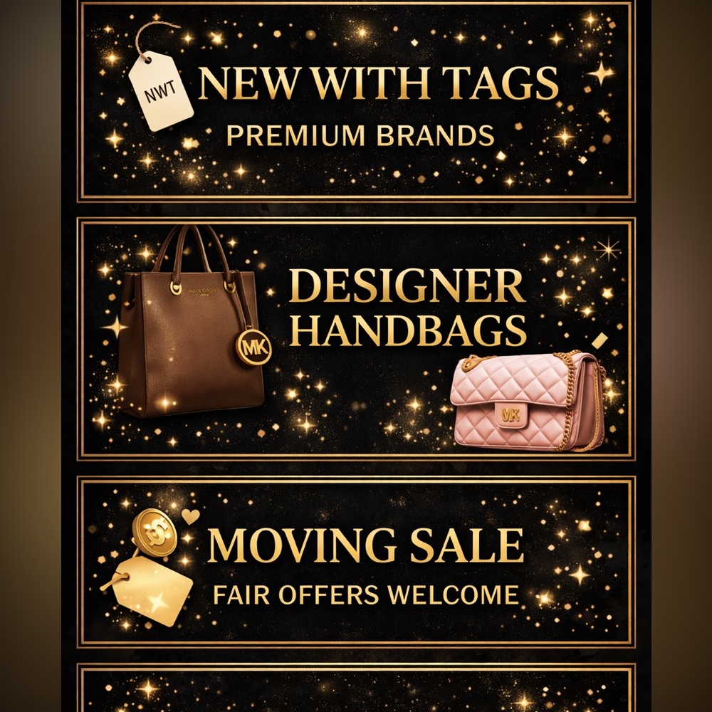 Moving Sale – NWT Designer Bags | Fair Offers Welcome